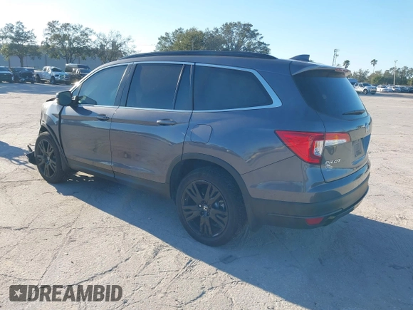 2022 Honda Pilot Special Edition with VIN 5FNYF5H25NB035016, listed as a IAAI auction lot 41248194 with 30,039 mi miles and . Bid and sale history available at DreamBid. Image 3.