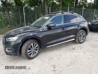 2021 Audi Q5 Premium with VIN WA1AAAFY7M2033344, listed as a Copart auction lot 61964115 with 78,534 mi miles and Salvage title. Bid and sale history available at DreamBid. Image 1.