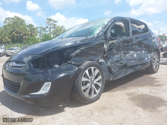 2016 Hyundai Accent SE with VIN KMHCU4AE9GU052504, listed as a IAAI auction lot 41947653 with 105,871 mi miles. Bid and sale history available at carsss.com. Image 18.