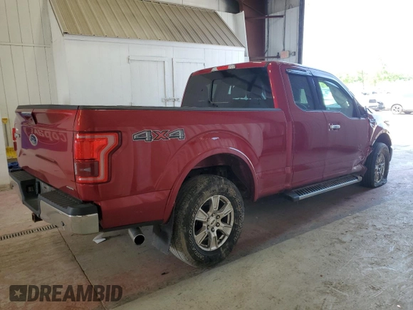 2016 Ford F-150 XLT with VIN 1FTFX1EF8GFC56712, listed as a Copart auction lot 60528995 with 65,061 mi miles and Salvage title. Bid and sale history available at DreamBid. Image 3.
