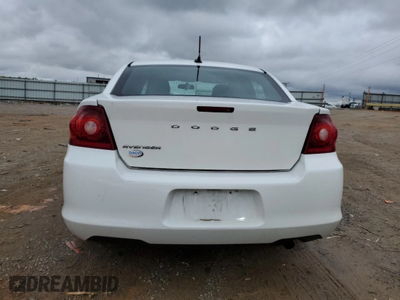 2014 Dodge Avenger SE with VIN 1C3CDZABXEN126757, listed as a Copart auction lot 52745875 with 105,776 mi miles and Salvage Title. Bid and sale history available at DreamBid. Image 6.