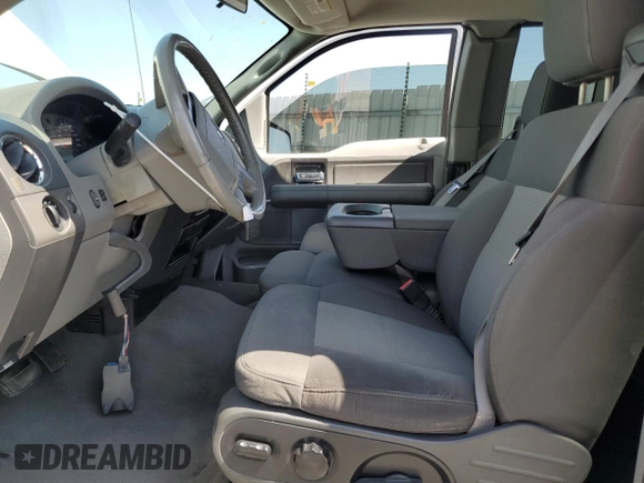 2008 Ford F-150 XL with VIN 1FTPX12548FC17360, listed as a Copart auction lot 61104765 with Not provided miles and Salvage title. Bid and sale history available at DreamBid. Image 7.