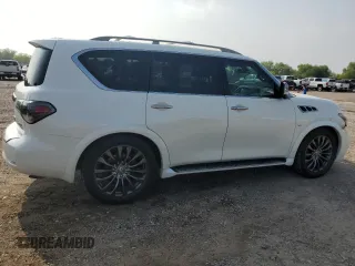 2015 Infiniti QX80 with VIN JN8AZ2NE2F9084048, listed as a Copart auction lot 51181725 with 199,096 mi miles and Salvage title. Bid and sale history available at DreamBid. Image 3.