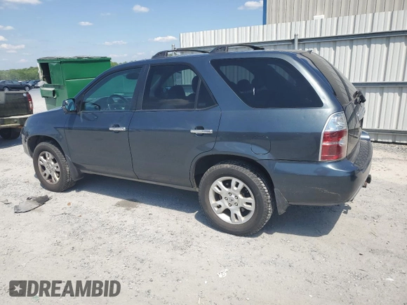 2005 Acura MDX Touring with VIN 2HNYD18825H553284, listed as a Copart auction lot 55812444 with 240,151 mi miles and Salvage Title. Bid and sale history available at carsss.com. Image 2.