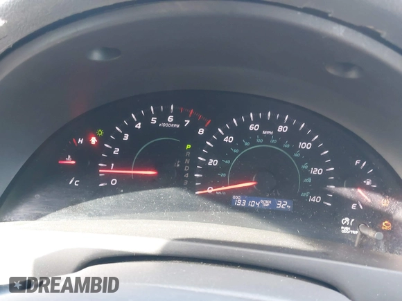 2009 Toyota Camry with VIN 4T1BE46K19U390974, listed as a IAAI auction lot 41591154 with 193,104 mi miles and . Bid and sale history available at DreamBid. Image 7.