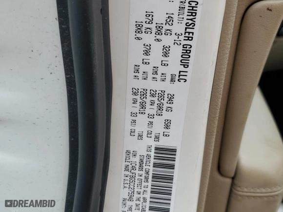 2012 Jeep Grand Cherokee Limited with VIN 1C4RJFBG5CC275948, listed as a Copart auction lot 41513725 with 0 mi miles and Salvage Title. Bid and sale history available at carsss.com. Image 13.