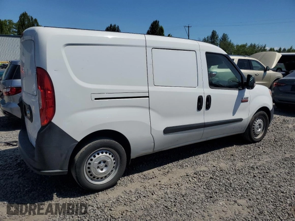 2017 Ram ProMaster City Cargo Tradesman with VIN ZFBERFAB3H6E81214, listed as a Copart auction lot 63702875 with 73,227 mi miles and Clean title. Bid and sale history available at DreamBid. Image 3.