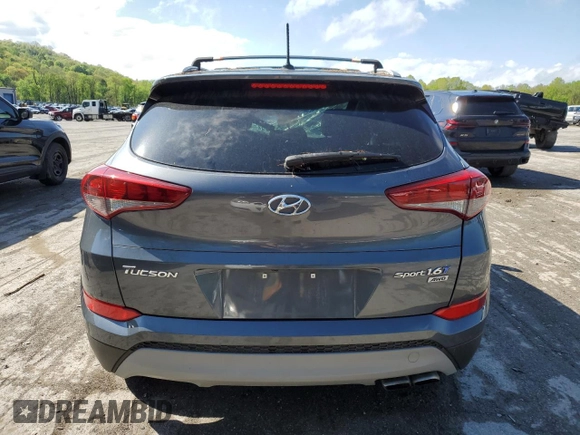 2017 Hyundai Tucson Limited z VIN KM8J3CA25HU391188, wystawiony jako Copart lot #55727215 z przebiegiem 56 616 mil mil oraz Szkoda całkowita • Salvage title. Historia ofert i sprzedaży dostępna na DreamBid. Obrazek 6.