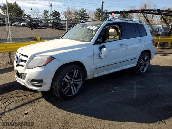 2014 Mercedes-Benz GLK-Class GLK 350 with VIN WDCGG8JB3EG280787, listed as a Copart auction lot 48777475 with 107,527 mi miles and Salvage Title. Bid and sale history available at carsss.com. Image 1.