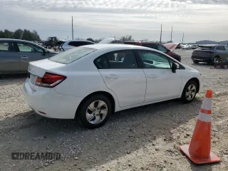2014 Honda Civic Sedan LX with VIN 19XFB2F51EE274373, listed as a Copart auction lot 45247455 with 84,443 mi miles and Salvage Title. Bid and sale history available at carsss.com. Image 3.