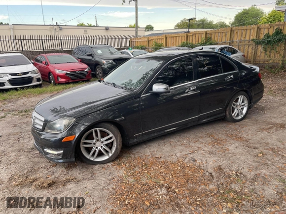 2013 Mercedes-Benz C 300 Sport with VIN WDDGF8AB6DR247705, listed as a IAAI auction lot 42196857 with 113,664 mi miles and . Bid and sale history available at DreamBid. Image 2.