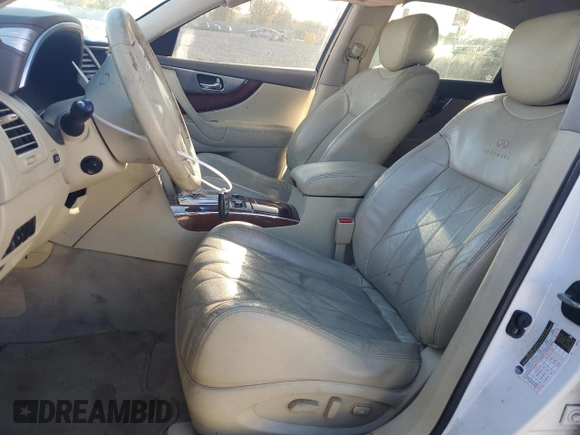 2010 Infiniti FX with VIN JN8AS1MU2AM802758, listed as a Copart auction lot 75509034 with Not Provided miles and Salvage Title. Bid and sale history available at DreamBid. Image 7.