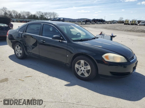 2007 Chevrolet Impala LS with VIN 2G1WB58K979121643, listed as a Copart auction lot 50421595 with 217,344 mi miles and Clean Title. Bid and sale history available at DreamBid. Image 4.
