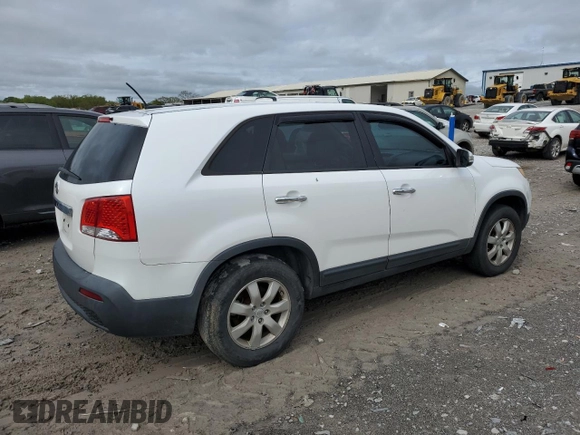 2011 Kia Sorento LX with VIN 5XYKT3A14BG022119, listed as a Copart auction lot 51996775 with 252,670 mi miles and Clean Title. Bid and sale history available at carsss.com. Image 3.