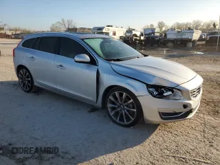 2015 Volvo V60 T5 Drive-E Premier with VIN YV140MEK6F1266526, listed as a Copart auction lot 79388354 with 127,194 mi miles and Salvage Title. Bid and sale history available at carsss.com. Image 4.