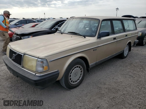 1993 Volvo 240 with VIN YV1AW8808P1945301, listed as a Copart auction lot 76269044 with 121,083 mi miles and Non repairable. Bid and sale history available at DreamBid. Image 1.