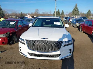 2021 Genesis GV80 with VIN KMUHBDSB6MU034443, listed as a IAAI auction lot 41885726 with 58,268 mi miles. Bid and sale history available at carsss.com. Image 12.