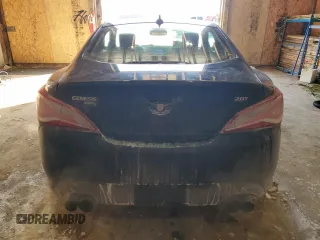 2015 Hyundai Genesis Coupe R-Spec with VIN KMHHU6KJ0FU124296, listed as a Copart auction lot 46195435 with 148,714 mi miles and Salvage title. Bid and sale history available at DreamBid. Image 6.