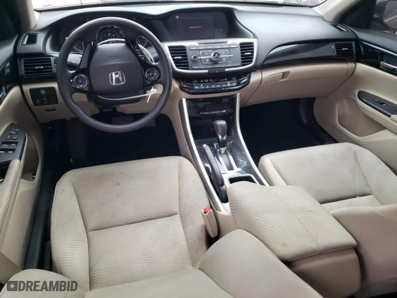 2016 Honda Accord Sedan LX with VIN 1HGCR2F34GA205584, listed as a Copart auction lot 43356215 with 47,643 mi miles and Salvage Title. Bid and sale history available at carsss.com. Image 8.