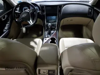 2019 Infiniti Q50 Luxe with VIN JN1EV7AR6KM556566, listed as a Copart auction lot 50066695 with 64,801 mi miles and Clean Title. Bid and sale history available at carsss.com. Image 8.