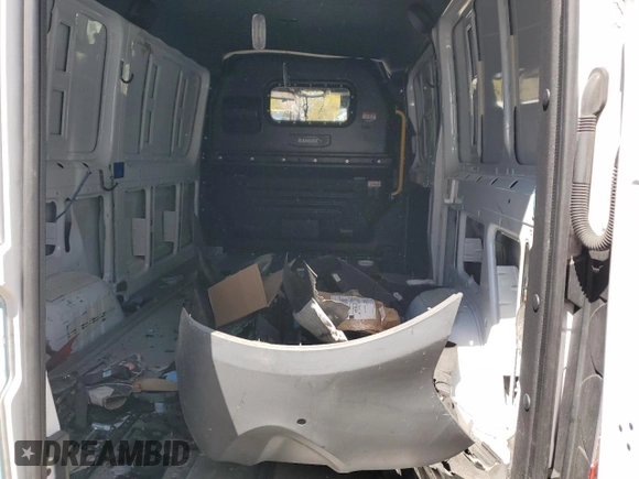 2021 Mercedes-Benz Sprinter Cargo with VIN W1Y4EBHY9MT073313, listed as a Copart auction lot 48922285 with Not Provided miles and Salvage Title. Bid and sale history available at carsss.com. Image 10.