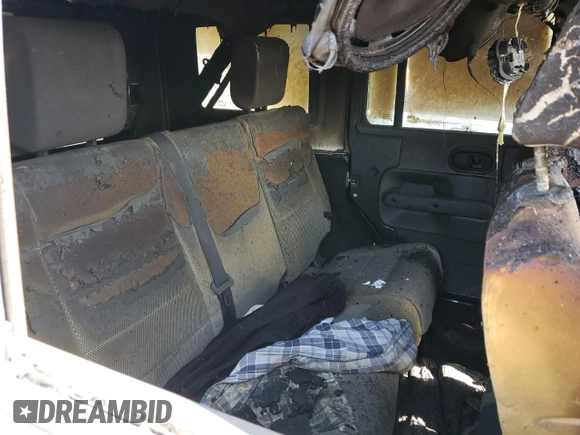 2008 Jeep Wrangler Unlimited Sahara with VIN 1J4GA59138L616722, listed as a Copart auction lot 54162835 with Not Provided miles and Salvage Title. Bid and sale history available at DreamBid. Image 10.