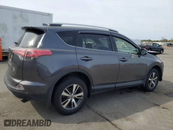 2018 Toyota RAV4 XLE with VIN JTMRFREV5JJ739973, listed as a Copart auction lot 54490225 with 65,807 mi miles and Salvage Title. Bid and sale history available at DreamBid. Image 3.