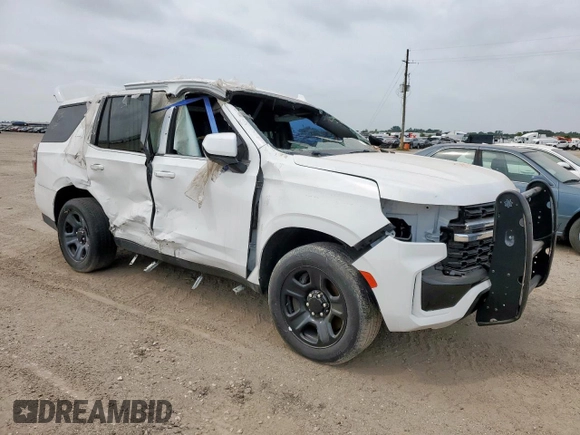 2023 Chevrolet Tahoe with VIN 1GBSCLED3PR299474, listed as a Copart auction lot 57482985 with Not provided miles and Clean title. Bid and sale history available at DreamBid. Image 4.