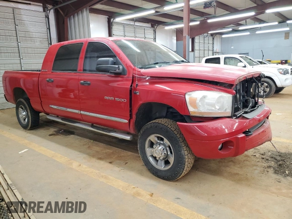 2006 Dodge 1500 SLT with VIN 3D7KS19D46G143798, listed as a Copart auction lot 47534715 with Not Provided miles and Salvage Title. Bid and sale history available at carsss.com. Image 4.