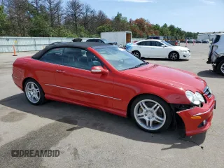 2008 Mercedes-Benz CLK 5.5L with VIN WDBTK72F28T091833, listed as a Copart auction lot 66674544 with 58,699 mi miles and Non Repairable. Bid and sale history available at carsss.com. Image 4.