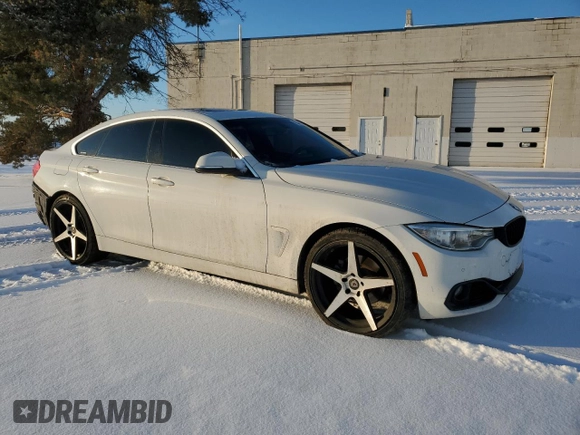 2016 BMW 4 Series 428i xDrive with VIN WBA4C9C51GG141159, listed as a Copart auction lot 44223705 with 70,758 mi miles and Clean Title. Bid and sale history available at carsss.com. Image 4.