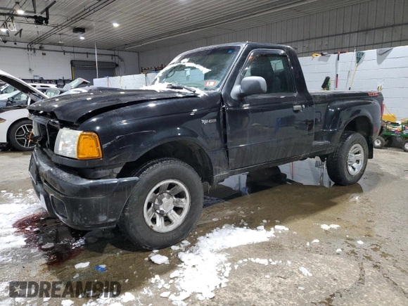 2004 Ford Ranger XL with VIN 1FTYR10U04PA68765, listed as a Copart auction lot 44692375 with 134,975 mi miles and Salvage Title. Bid and sale history available at carsss.com. Image 1.