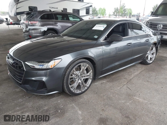 2019 Audi A7 Prestige with VIN WAUV2AF25KN022867, listed as a IAAI auction lot 42100910 with 68,735 mi miles and . Bid and sale history available at DreamBid. Image 2.
