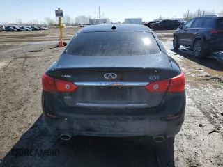 2016 Infiniti Q50 2.0t Premium with VIN JN1CV7AR1GM252477, listed as a Copart auction lot 50383735 with 162,622 mi miles and Salvage Title. Bid and sale history available at carsss.com. Image 6.