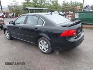 2010 Kia Optima LX with VIN KNAGG4A8XA5393660, listed as a IAAI auction lot 42006529 with 192,588 mi miles. Bid and sale history available at carsss.com. Image 3.