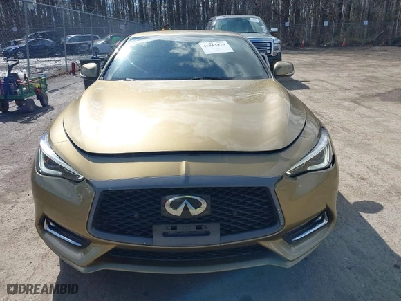 2018 Infiniti Q60 3.0t LUXE with VIN JN1EV7EL4JM393131, listed as a IAAI auction lot 41813420 with 87,571 mi miles. Bid and sale history available at carsss.com. Image 12.