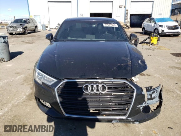 2018 Audi A3 Sedan Premium with VIN WAUAUGFF4J1080439, listed as a Copart auction lot 79664063 with 62,201 mi miles. Bid and sale history available at carsss.com. Image 5.