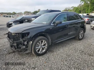2021 Audi Q3 S line Premium with VIN WA1DECF31M1014280, listed as a Copart auction lot 51998905 with 36,471 mi miles and Salvage Title. Bid and sale history available at carsss.com. Image 1.