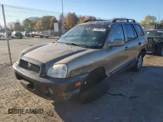 2004 Hyundai Santa Fe GLS with VIN KM8SC73D94U722035, listed as a Copart auction lot 74596014 with 122,920 mi miles and Salvage Title. Bid and sale history available at carsss.com. Image 1.