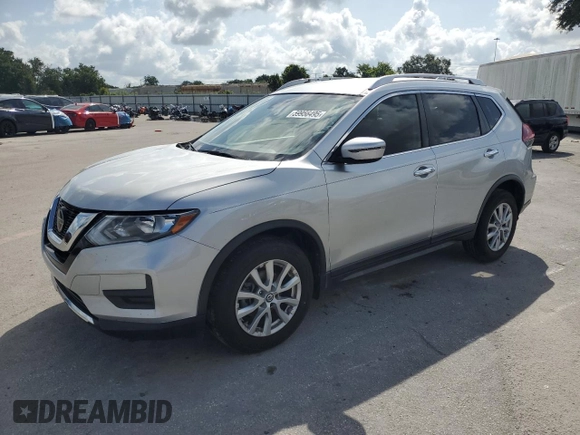 2020 Nissan Rogue SV with VIN KNMAT2MT6LP517164, listed as a Copart auction lot 59956495 with 92,850 mi miles and Non repairable. Bid and sale history available at DreamBid. Image 1.