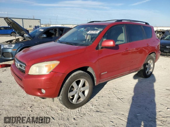 2007 Toyota RAV4 Limited with VIN JTMZK31V775011796, listed as a Copart auction lot 46475195 with 217,448 mi miles and Clean Title. Bid and sale history available at carsss.com. Image 1.