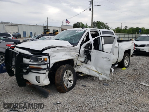 2018 Chevrolet Silverado 1500 LT with VIN 3GCUKREC6JG548889, listed as a Copart auction lot 78987104 with 41,509 mi miles and Salvage Title. Bid and sale history available at DreamBid. Image 1.
