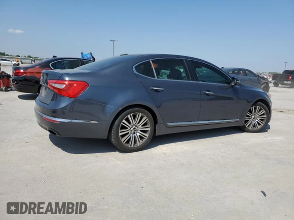 2015 Kia Cadenza Premium with VIN KNALN4D73F5184758, listed as a Copart auction lot 53404415 with 208,125 mi miles and Clean Title. Bid and sale history available at carsss.com. Image 3.