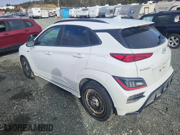 2022 Hyundai Kona Limited with VIN KM8K5CA36NU799153, listed as a Copart auction lot 43559115 with 51,544 mi miles and Clean Title. Bid and sale history available at DreamBid. Image 2.