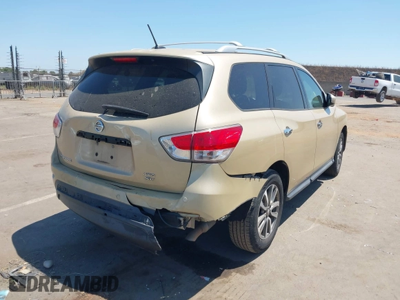 2013 Nissan Pathfinder SL with VIN 5N1AR2MM7DC645084, listed as a IAAI auction lot 42633104 with 268,182 mi miles and . Bid and sale history available at DreamBid. Image 6.