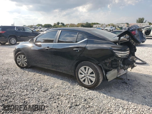 2024 Nissan Sentra S with VIN 3N1AB8BV2RY376985, listed as a Copart auction lot 53404155 with 5,820 mi miles and Non Repairable. Bid and sale history available at DreamBid. Image 2.