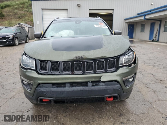 2021 Jeep Compass Trailhawk with VIN 3C4NJDDB3MT515203, listed as a Copart auction lot 52522695 with 78,313 mi miles and Salvage title. Bid and sale history available at DreamBid. Image 5.
