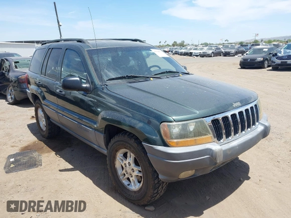 2001 Jeep Grand Cherokee Laredo with VIN 1J4GW48N51C612600, listed as a IAAI auction lot 42348631 with 165,918 mi miles and . Bid and sale history available at DreamBid. Image 1.