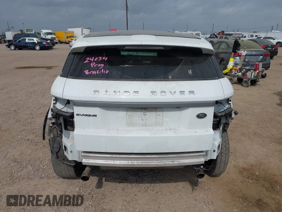 2015 Land Rover Range Rover Evoque Pure Plus with VIN SALVP2BGXFH035350, listed as a IAAI auction lot 42072218 with 122,881 mi miles and . Bid and sale history available at DreamBid. Image 16.