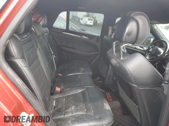 2016 Mercedes-Benz GLE 63 S AMG with VIN 4JGED7FB7GA046744, listed as a Copart auction lot 85036564 with 93,455 mi miles and Salvage title. Bid and sale history available at DreamBid. Image 10.